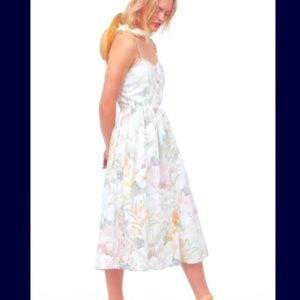 H&M linen floral dress